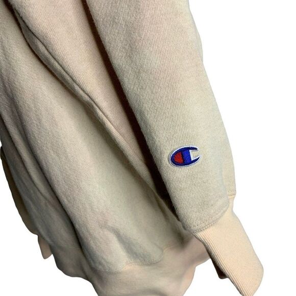 Vintage Champion Reverse Weave Sweatshirt S Pink Crewneck Fleece Pullover - Picture 9 of 10